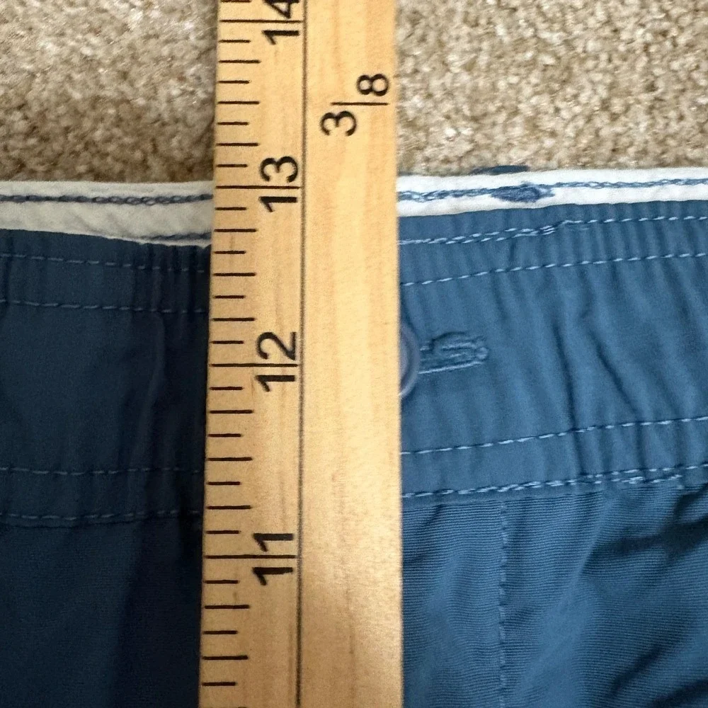 AFTCO Mens 46 Fishing Shorts Blue M01 Bluewater Nylon Cargo Quick Dry Utility